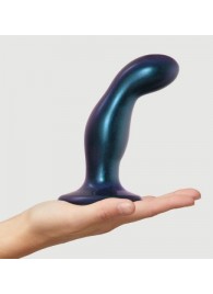 Темно-синяя насадка Strap-On-Me Dildo Plug Snaky size M - Strap-on-me - купить с доставкой в Рязани