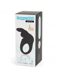 Черное эрекционное виброкольцо Happy Rabbit Rechargeable Rabbit Cock Ring - Happy Rabbit - в Рязани купить с доставкой