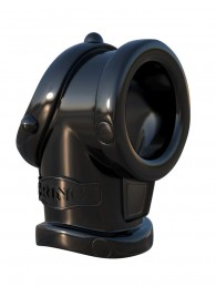 Черная насадка для пениса Cock Pipe with Ball-Stretcher - Pipedream - в Рязани купить с доставкой