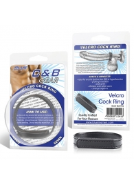 Кольцо на пенис из искусственной кожи на липучке VELCRO COCK RING - 5 см. - BlueLine - в Рязани купить с доставкой