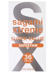 Ультратонкие презервативы Sagami Xtreme Superthin - 36 шт. - Sagami - купить с доставкой в Рязани