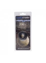 Чёрное эрекционное кольцо Gladiator - Bathmate - в Рязани купить с доставкой