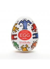 Мастурбатор-яйцо Keith Haring EGG DANCE - Tenga - в Рязани купить с доставкой