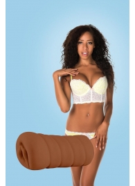 Коричневый мастурбатор-вагина BRIANNA - Dream Toys - в Рязани купить с доставкой