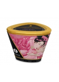 Массажная свеча Rose Petals с ароматом розы - 170 мл. - Shunga - купить с доставкой в Рязани