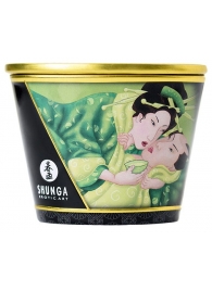 Массажная свеча Exotic Green Tea с ароматом зелёного чая - 170 мл. - Shunga - купить с доставкой в Рязани