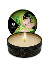 Массажная свеча Exotic Green Tea с ароматом зелёного чая - 30 мл. - Shunga - купить с доставкой в Рязани