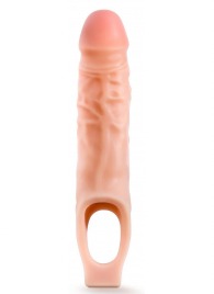 Телесная насадка на пенис 9 Inch Cock Sheath Extender - 22,2 см. - Blush Novelties - в Рязани купить с доставкой