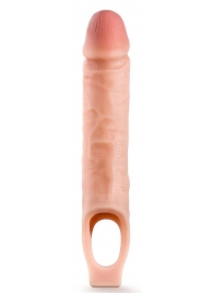 Телесная насадка на пенис 10 Inch Cock Sheath Extender - 25 см. - Blush Novelties - в Рязани купить с доставкой