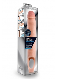 Телесная насадка на пенис 11.5 Inch Cock Sheath Penis Extender - 29,2 см. - Blush Novelties - в Рязани купить с доставкой