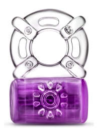 Фиолетовое эрекционное виброкольцо One Night Stand Vibrating C-Ring - Blush Novelties - в Рязани купить с доставкой