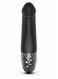Черный вибратор с электростимуляцией Real Deal Neal - 16,5 см. - MyStim - купить с доставкой в Рязани