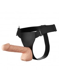 Женский поясной страпон с вибрацией - 26 см. - Baile - купить с доставкой в Рязани