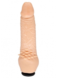 Телесная насадка-фаллос с шипами для массажа клитора - 17,8 см. - LOVETOY (А-Полимер) - купить с доставкой в Рязани