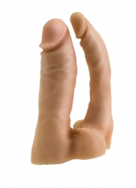 Двойная насадка для страпона Харнесс - 15 см. - LOVETOY (А-Полимер) - купить с доставкой в Рязани