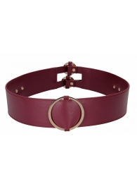 Бордовый ремень Halo Waist Belt - размер L-XL - Shots Media BV - купить с доставкой в Рязани