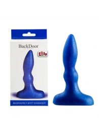 Синий анальный стимулятор Beginners p-spot massager - 11 см. - Lola Games - в Рязани купить с доставкой