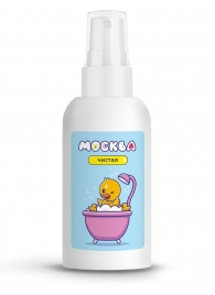 Антибактериальный спрей для очистки секс-игрушек с ароматом дыни  Москва Чистая  - 100 мл. - Москва - купить с доставкой в Рязани