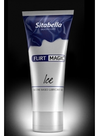 Силиконовая гель-смазка FLIRT MAGIC Ice с лёгким пролонгирующим эффектом - 75 мл. - Sitabella - купить с доставкой в Рязани