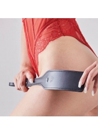 Черная кожаная шлепалка SitaBlack - 30 см. - Sitabella - купить с доставкой в Рязани