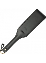 Черная кожаная шлепалка SitaBlack - 30 см. - Sitabella - купить с доставкой в Рязани