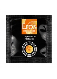 Саше массажного масла Eros exotic с ароматом персика - 4 гр. - Биоритм - купить с доставкой в Рязани