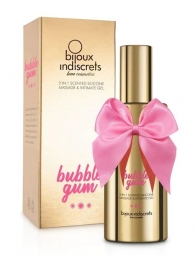 Гель с ароматом жвачки Bubblegum 2-in-1 Scented Silicone Massage And Intimate Gel - 100 мл. - Bijoux Indiscrets - купить с доставкой в Рязани