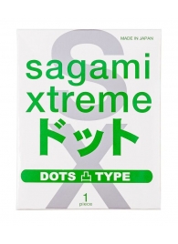 Презерватив Sagami Xtreme Type-E с точками - 1 шт. - Sagami - купить с доставкой в Рязани