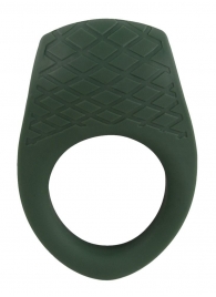 Зеленое эрекционное виброкольцо Luxurious Vibro Cock Ring - Orion - в Рязани купить с доставкой