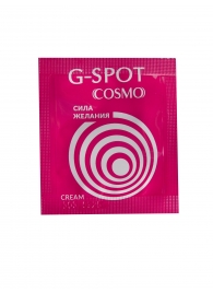 Стимулирующий интимный крем для женщин Cosmo G-spot - 2 гр. - Биоритм - купить с доставкой в Рязани