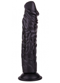 Чёрный фаллоимитатор без мошонки - 19,5 см. - LOVETOY (А-Полимер)