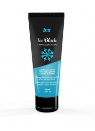 Лубрикант на водной основе Ice Black с ледяным эффектом - 50 мл. - INTT - купить с доставкой в Рязани