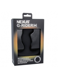 Черный вибромассажер простаты Nexus G-Rider+ - 12,6 см. - Nexus Range - в Рязани купить с доставкой