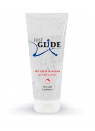 Лубрикант на водной основе Just Glide Strawberry с ароматом клубники - 200 мл. - Orion - купить с доставкой в Рязани