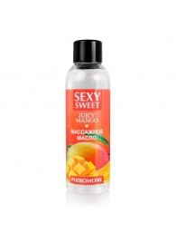 Массажное масло Sexy Sweet Juicy Mango с феромонами и ароматом манго - 75 мл. - Биоритм - купить с доставкой в Рязани