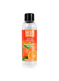 Массажное масло Sexy Sweet Fresh Orange с ароматом апельсина и феромонами - 75 мл. - Биоритм - купить с доставкой в Рязани