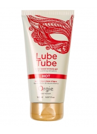 Интимный гель на водной основе Lube Tube Hot с разогревающим эффектом - 150 мл. - ORGIE - купить с доставкой в Рязани