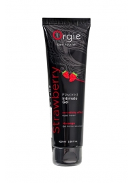 Интимный гель на водной основе Lube Tube Strawberry с клубничным вкусом - 100 мл. - ORGIE - купить с доставкой в Рязани