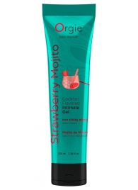 Съедобный интимный гель Orgie Lube Tube Cocktail Strawberry Mojito - 100 мл. - ORGIE - купить с доставкой в Рязани