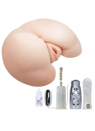 Вибрирующий мастурбатор-попка с ротацией и пультом управления - Baile - в Рязани купить с доставкой