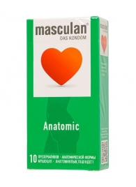 Презервативы анатомической формы Masculan Anatomic - 10 шт. - Masculan - купить с доставкой в Рязани
