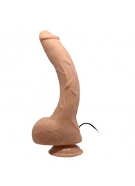 Телесный вибратор-гигант с выносным пультом Jack - 27 см. - Baile