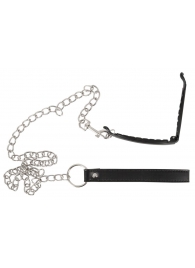 Зажим для половых губ с поводком Pussy Clamp With A Leash - Orion - купить с доставкой в Рязани