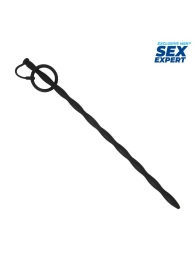 Черный стимулятор уретры Sex Expert - Sex Expert - купить с доставкой в Рязани