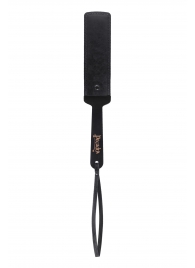 Черный кожаный пэддл - 37 см. - Pecado - купить с доставкой в Рязани