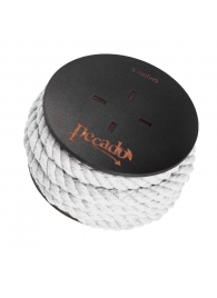 Белая веревка для шибари на катушке - 5 м. - Pecado - купить с доставкой в Рязани