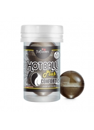 Анальный лубрикант на масляной основе Hot Ball Plus Conforto (2 шарика по 3 гр.) - HotFlowers - купить с доставкой в Рязани