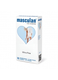 Ультратонкие презервативы Masculan Ultra Fine с обильной смазкой - 10 шт. - Masculan - купить с доставкой в Рязани