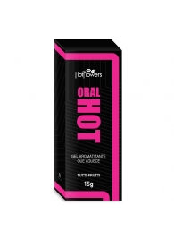 Гель для оральных ласк Oral Hot с согревающим эффектом - 15 гр. - HotFlowers - купить с доставкой в Рязани