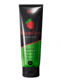 Смазка на водной основе с ароматом клубники Strawberry Lubricant - 100 мл. - INTT - купить с доставкой в Рязани